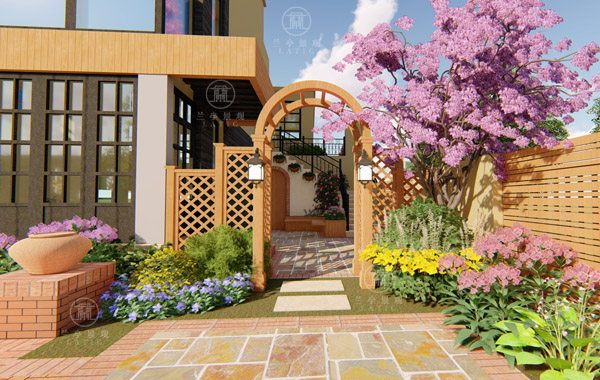 青島花園設計-青島海爾原鄉(xiāng)墅別墅花園設計