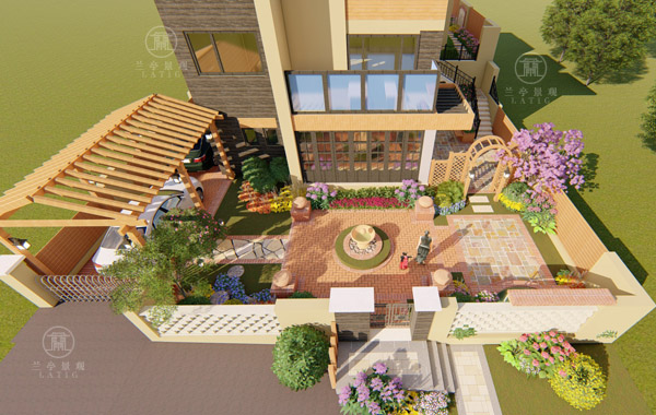 青島別墅庭院設(shè)計