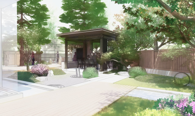 別墅庭院設(shè)計(jì)效果圖