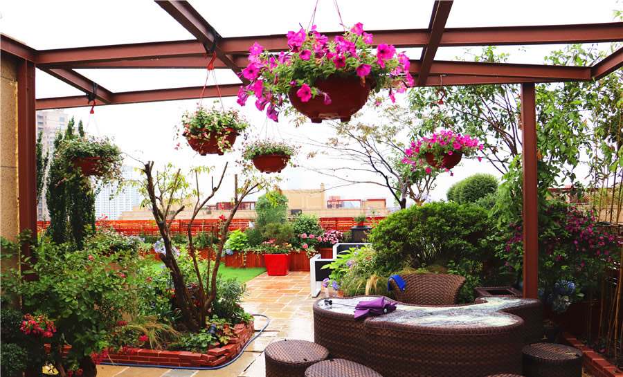 屋頂花園設計,露臺花園設計