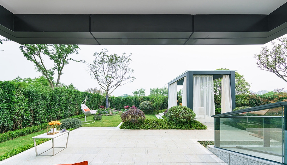 院里筑涼亭，生活舒適又愜意